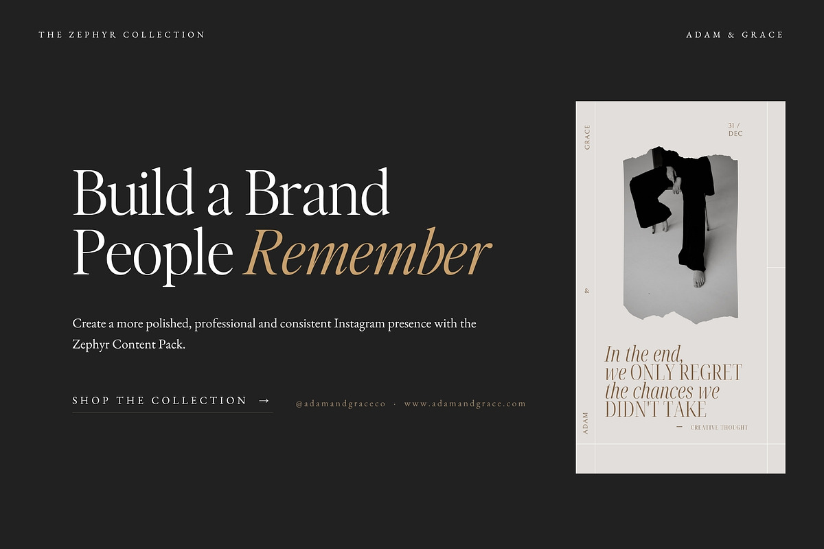 Minimalist Instagram Templates Canva, a Social Media Template by Adam and Grace (Photo 7 of 22)