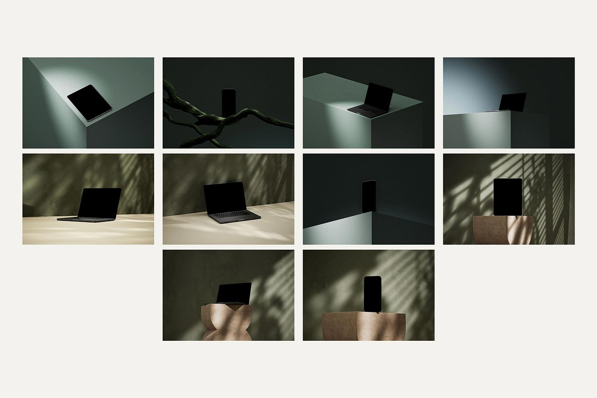 Serene Device Mockup Collection, a Mac Mockup by Mockup Line (Photo 5 of 6)