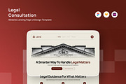 Lawvia - Legal Consultation Landing, a Landing Page Template by productype1 (Thumbnail 1 of 5)