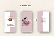 Lavender Author Instagram Template, a Social Media Template by Little Creative Scribbles (Thumbnail 5 of 10)