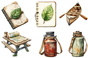 Vintage Camping Sublimation Clipart, an Illustration by Designworld (Thumbnail 5 of 6)