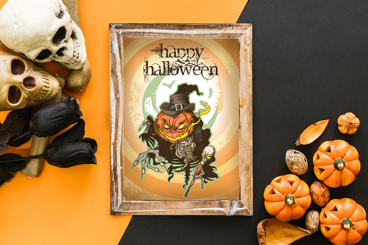 Evil Pumpkin-head, an Illustration by inshader (Photo 1 of 3)
