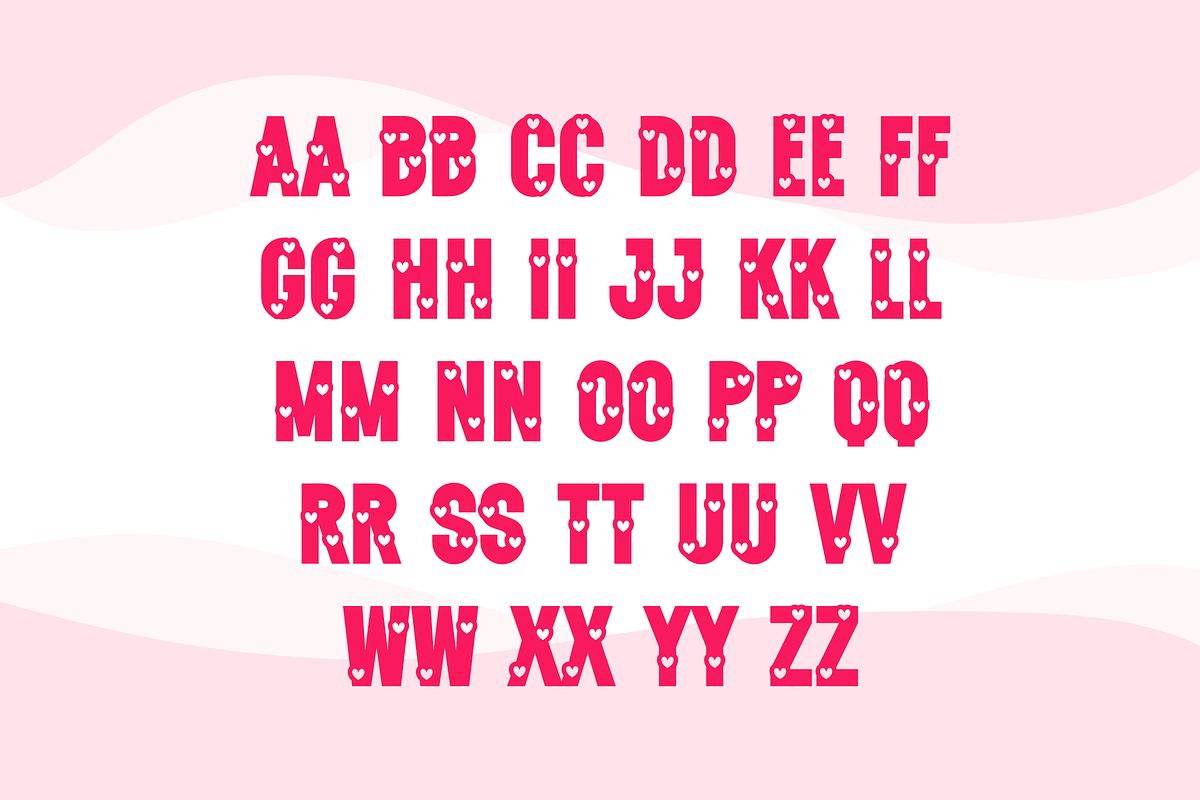 Hearty Font, a Sans Serif Font by RADesigns21 (Photo 3 of 5)