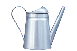 Metal watering-can isolated on white, an Industrial Photo by BOOCYS