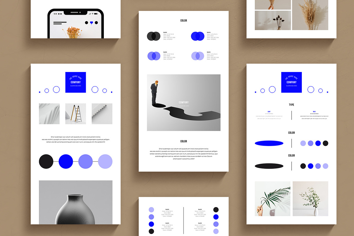Brand Sheets Presentation Template, a Presentation Template by MightyDesign (Photo 1 of 7)