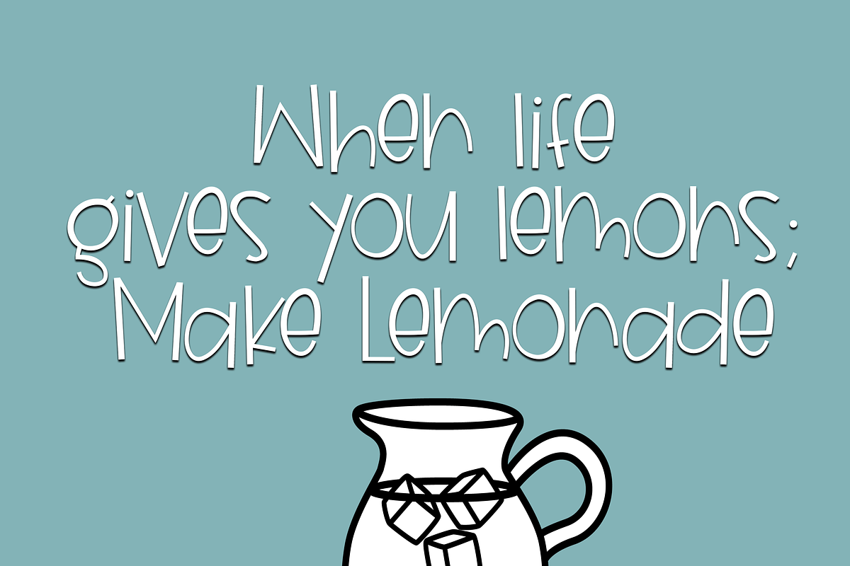 Blueberry Lemonade- Handwritten Font preview 5