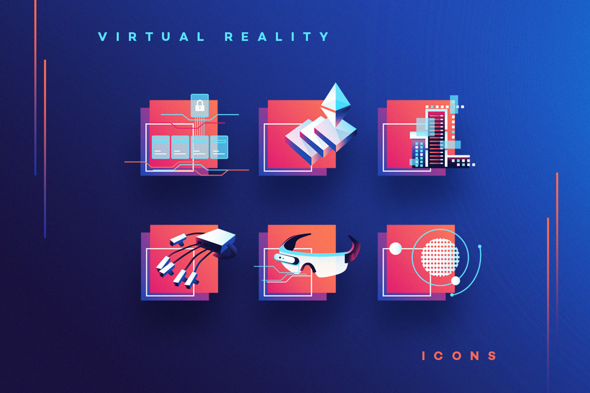 VR Icons and Typography