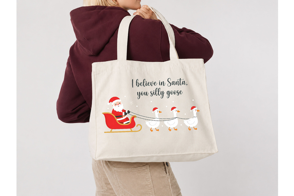 I believe in Santa, you silly goose, a Seasonal Illustration by DreamCafeArt (Photo 2 of 6)