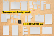 Paper & Sticky Notes Mockup, a Merchandise Mockup by Tempera (Thumbnail 2 of 2)