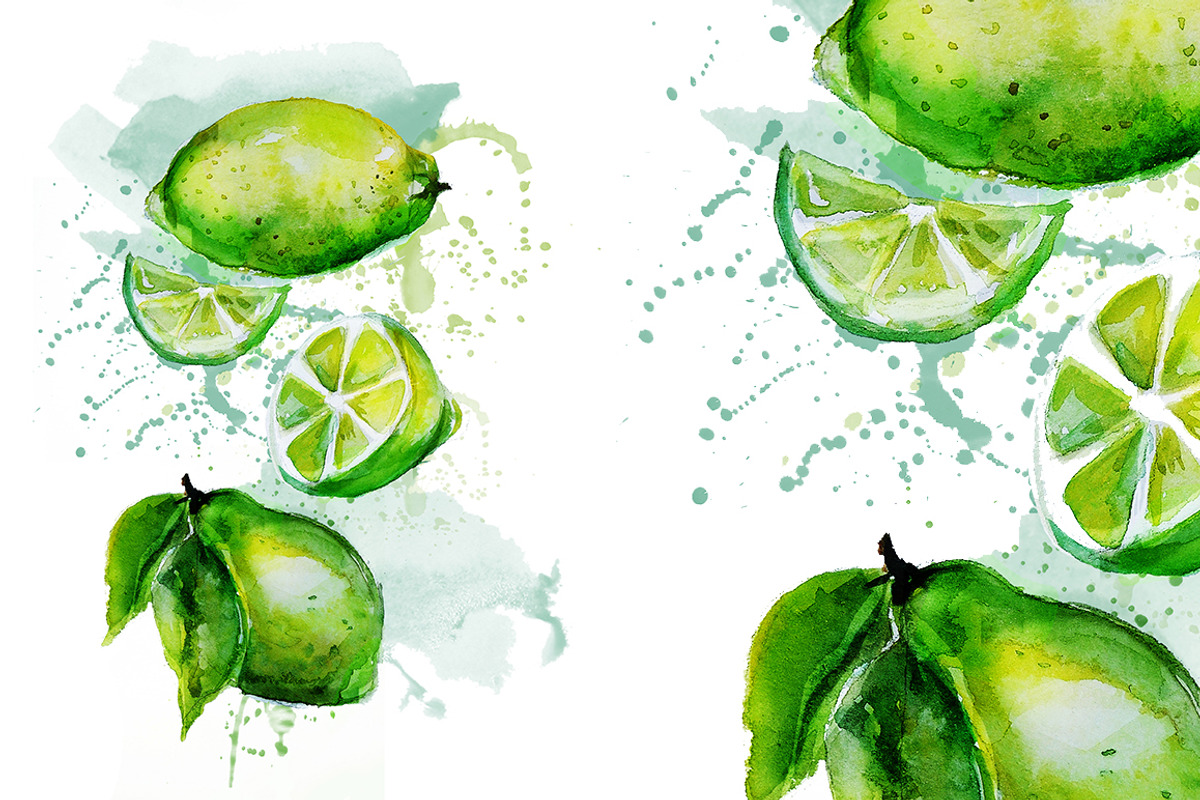 watercolor lemons, a Food Illustration by art_mouse (Photo 6 of 6)
