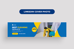 Cleaning Service LinkedIn Cover