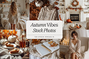 Autumn Vibes Stock Photo Bundle, a Photo by ZenSocialDesigns (Thumbnail 1 of 9)