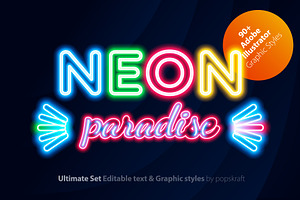 AI CS5 Graphic Styles Neon