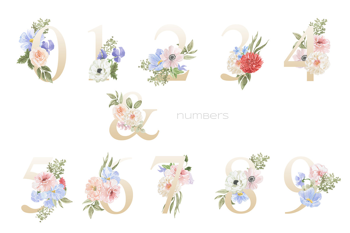 Spring watercolor clipart, an Illustration by Love Watercolor Store (Photo 5 of 7)