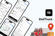 Truck Logistics App | DeliTruck, an UI Kit Template by Opus LabWorks (Thumbnail 1 of 6)