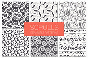 Scrolls. Seamless Patterns Set, a Pattern Graphic by Curly_Pat (Thumbnail 1 of 5)