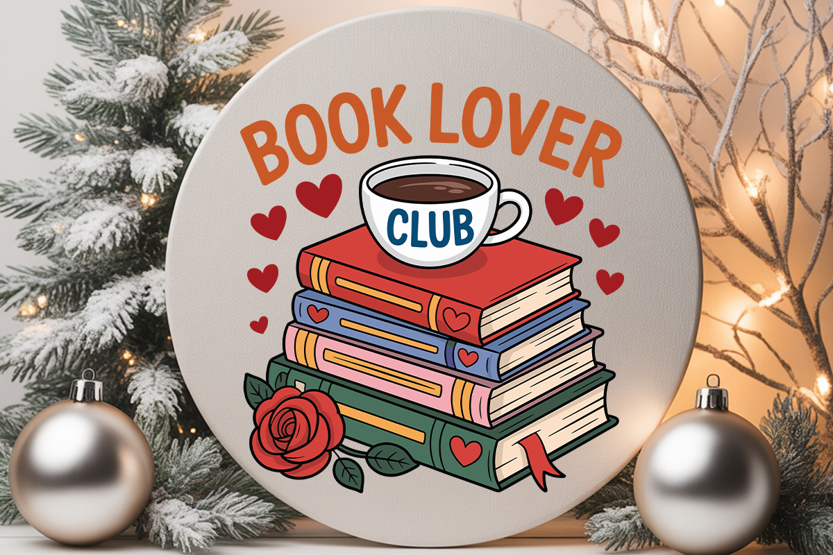 Valentine Bookish Hand-Drawn Svg Bun, an Object Graphic by DollarSmart (Photo 4 of 4)