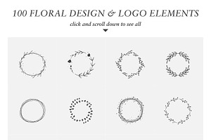 Floral Design & Logo Elements