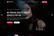 Makart - Makeup Artist Template, a HTML Template by youtoview (Thumbnail 2 of 3)