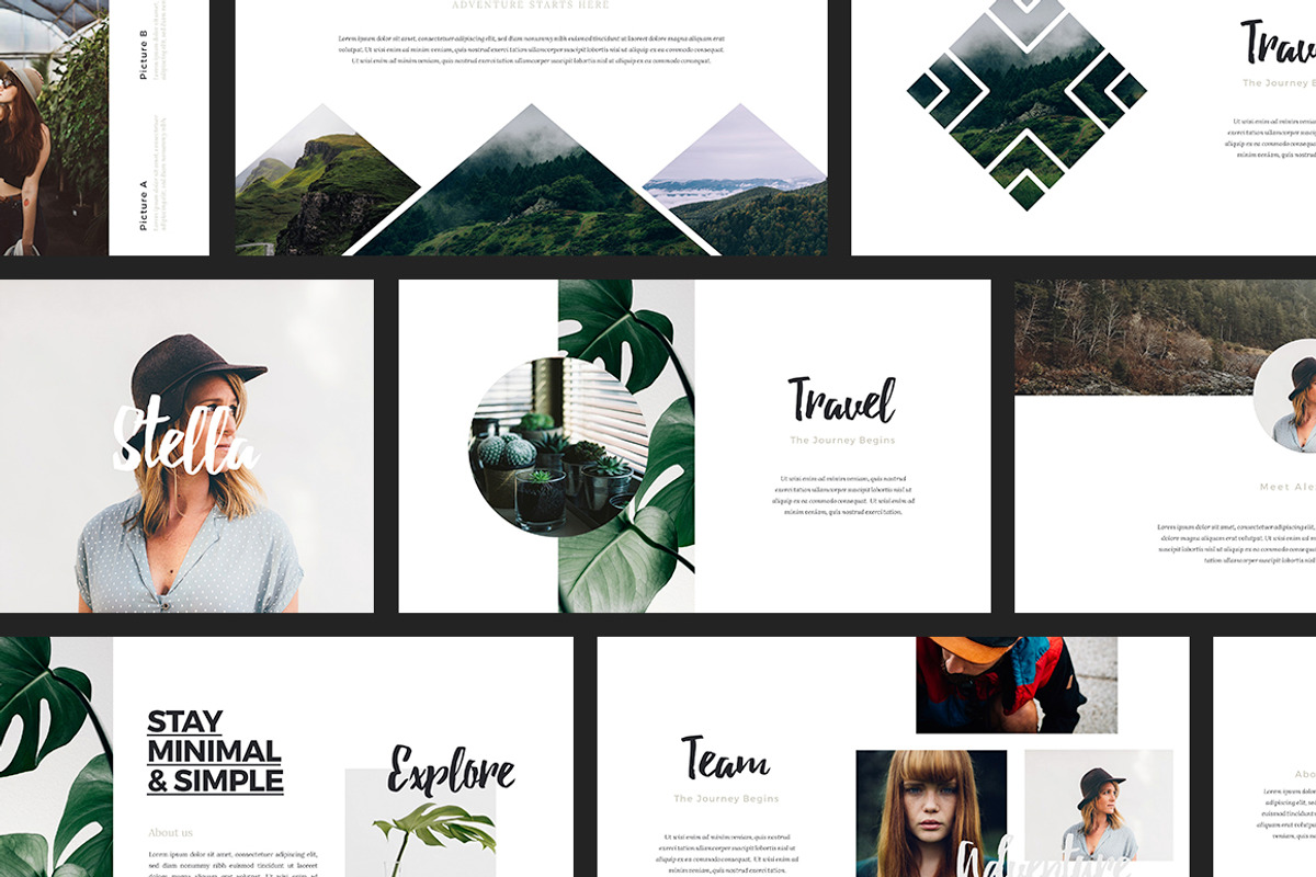 Lookbook Powerpoint Big Bundle, a Presentation Template by Elokka Std. (Photo 3 of 10)