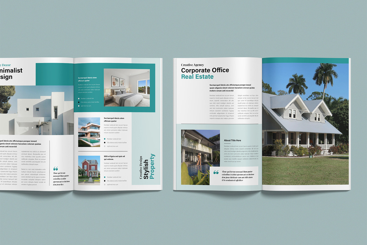 Real Estate Magazine Brochure, a Brochure Template by NorthPeak (Photo 6 of 8)