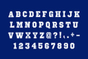 Varsity Bold – College Display Font, a Slab Serif Font by Fourteen Letter (Thumbnail 5 of 6)