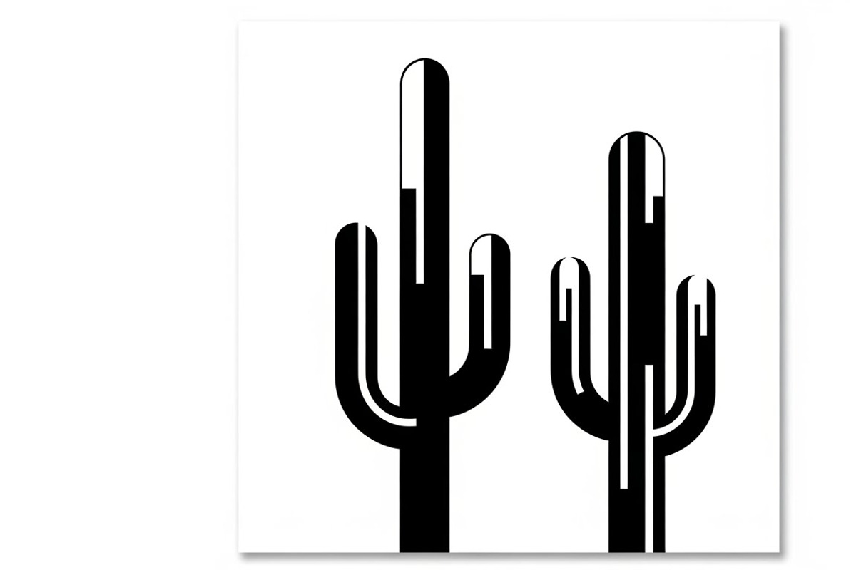 collection of desert cactus silhouet, an Illustration by Amazin_art (Photo 32 of 33)