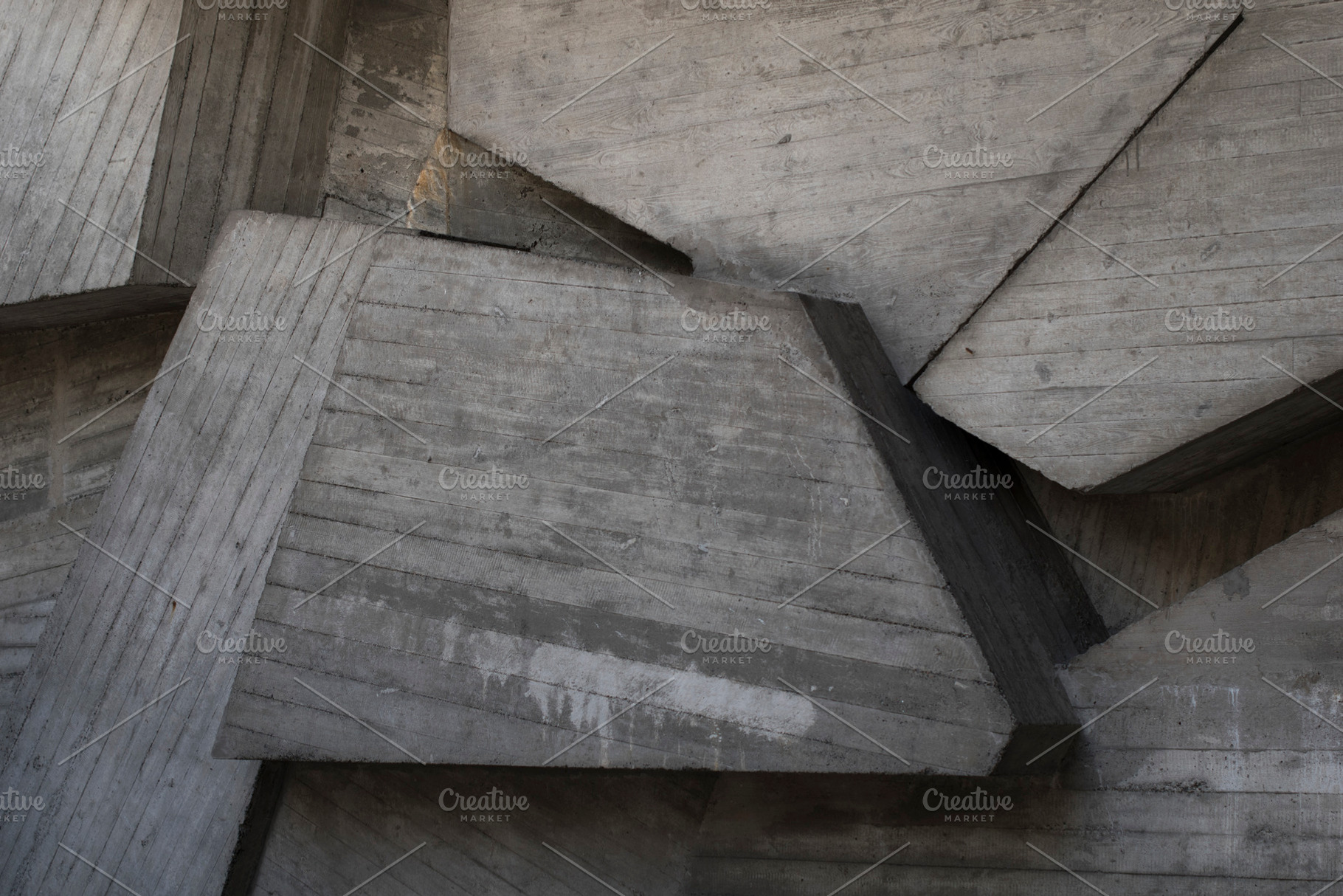 Brutalist gray concrete wall, an Abstract Photo by uvacrispa