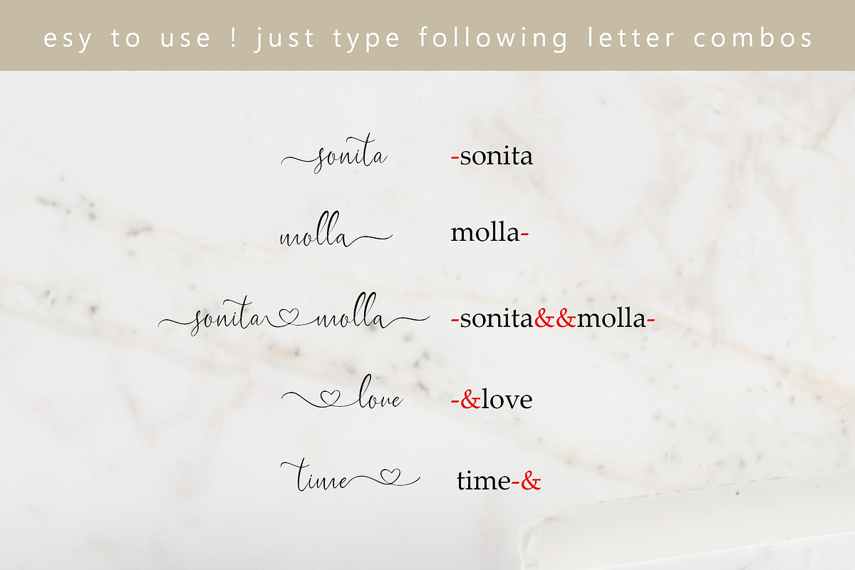 Soul And Mate Lovely Font, a Script Font by Rasgood (Photo 5 of 6)