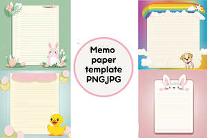 Memo paper template, a Templates & Theme by Milano Creative