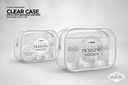 Clear Zipper Case Packaging Mockup, a Cups & Container Mockup by INCDesign (Thumbnail 9 of 10)