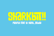 Sharkbit, a Font by namistudio (Thumbnail 1 of 4)