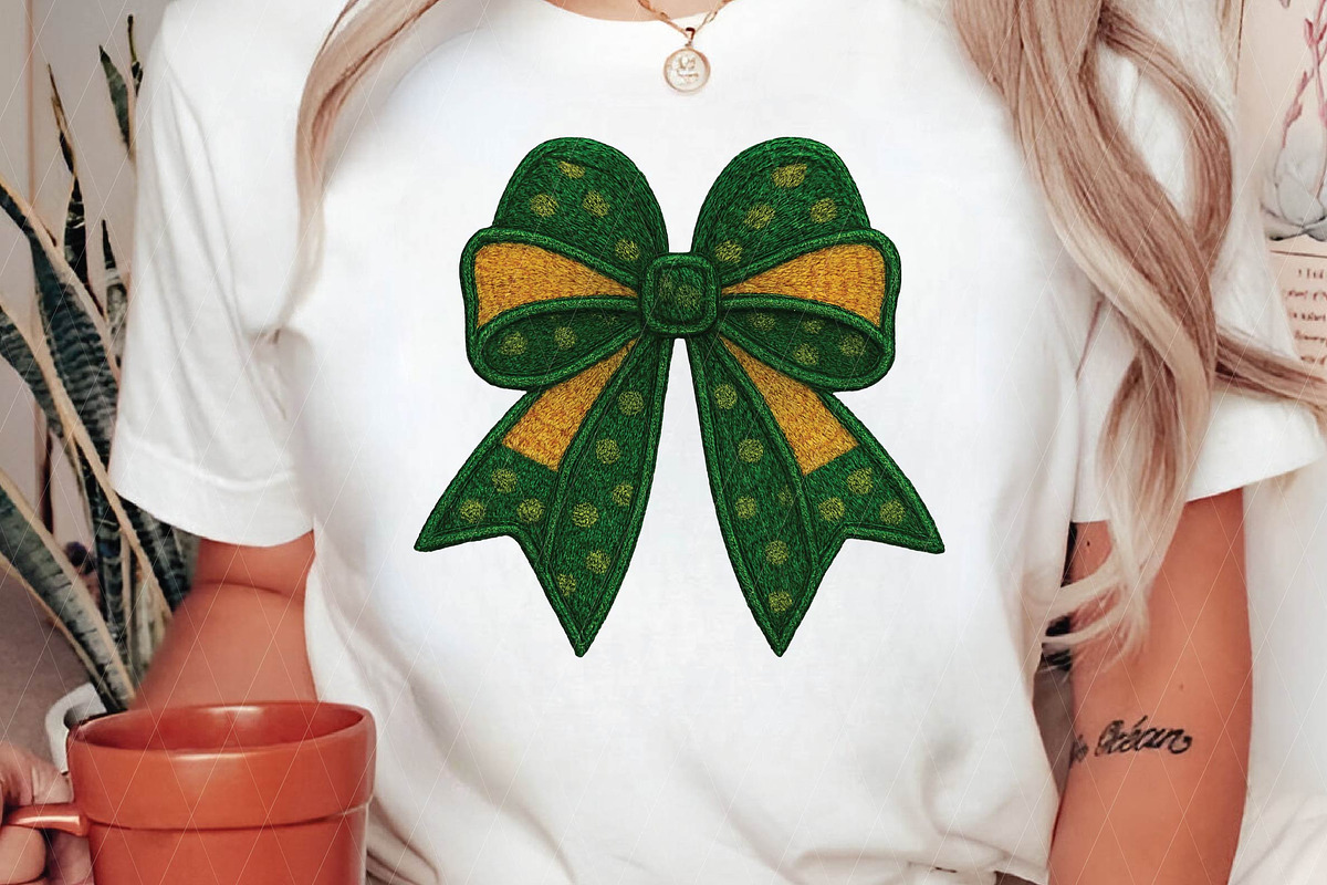 Bow St. Patrick's Day Sublimation Pn, an Illustration by DreamPrint404 (Photo 2 of 7)