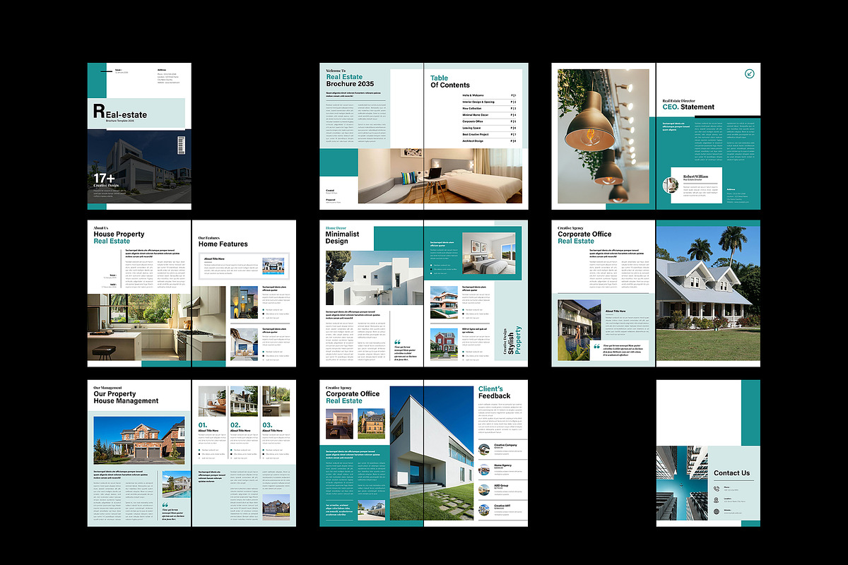 Real Estate Magazine Brochure, a Brochure Template by NorthPeak (Photo 8 of 8)