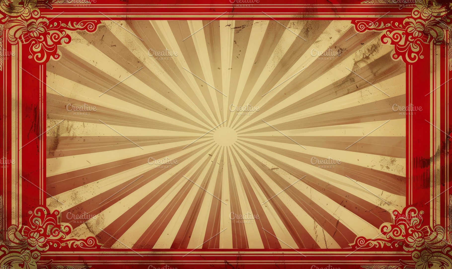A vintage-inspired red background wi, a Photo by LOGOCREATIVE