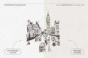 London Street Scene Sketches, a Work Illustration by TheMountBirdStudio (Thumbnail 2 of 6)