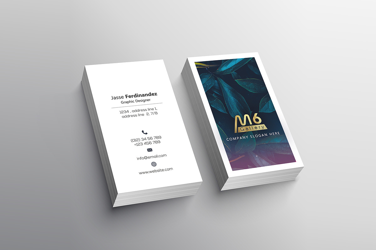 Unique 50 Business Card Bundle, a Business Card Template by M6 Gallery (Photo 121 of 151)