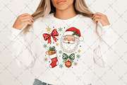 Santa Christmas Coquette Png, an Illustration by Craft Nest (Thumbnail 3 of 6)