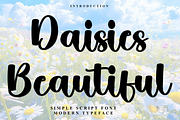 Daisies Beautiful, a Handwritten Font by InermediaSTUDIO (Thumbnail 1 of 8)