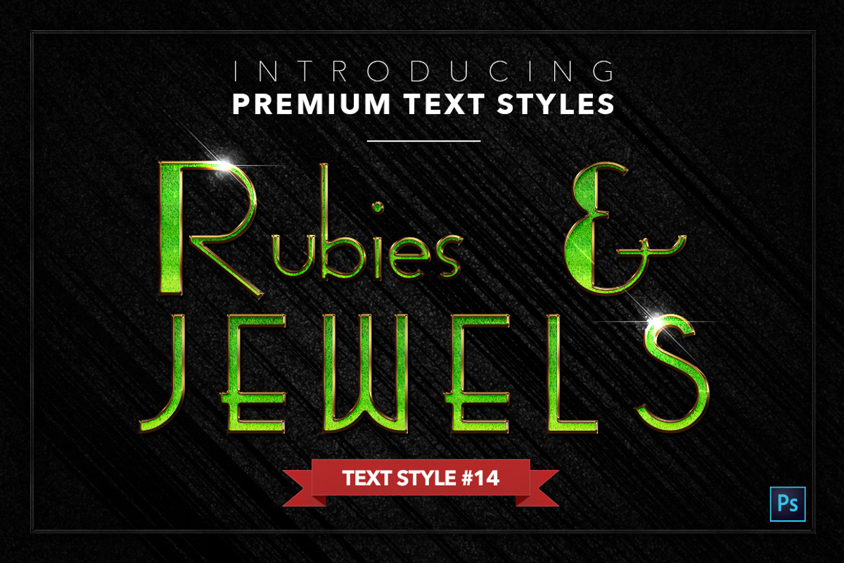 Rubies & Jewels #1 - 20 Text Styles, a Layer Style Add-On by Jonas Stensgaard (Photo 15 of 23)