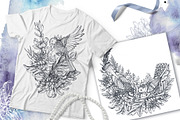 Chrysanthemum vector set, a Decorative Illustration by Molly art (Thumbnail 4 of 11)