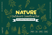 Forest Outdoors Constructor, an Object Illustration by Maioriz Shop (Thumbnail 2 of 6)