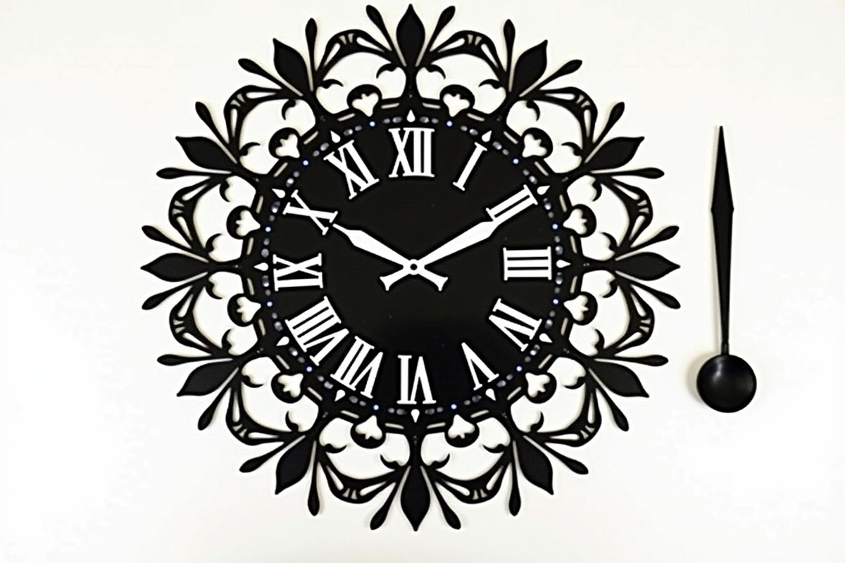 Vintage Wall Clock Victorian design, an Illustration by Amazin_art (Photo 12 of 21)