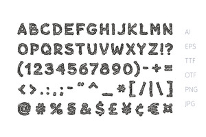 Cartoon Doodle Font