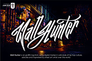 Wall Hunters | Graffiti Tag Fonts UP, a Blackletter Font by JFK Juan Jeje (Thumbnail 2 of 8)