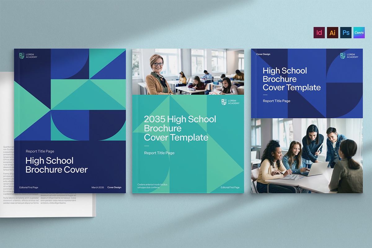 Education Brochure Cover Template, a Brochure Template by BrandPacks (Photo 1 of 6)