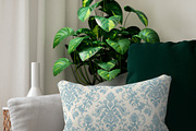 Vintage Blue Damask Pattern, a Pattern Graphic by elfy creative (Thumbnail 5 of 5)