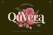 Quvera - Elegant Serif Display Font, a Serif Font by Brand Earth (Thumbnail 1 of 7)