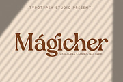 Magicher - Ligature Connected, a Serif Font by Mokatype Studio (Thumbnail 15 of 15)