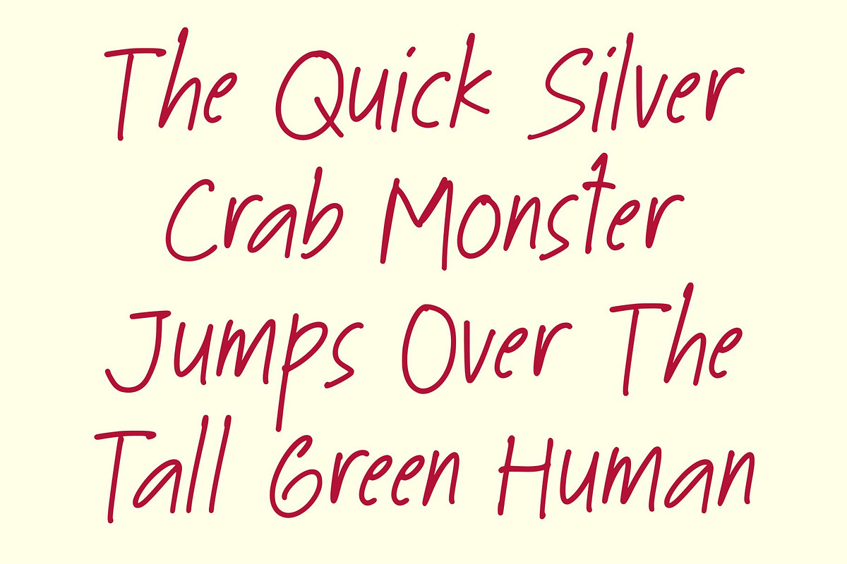 CS Aminta – Handwriting Font, a Handwritten Font by Craft Supply Co. (Photo 4 of 8)